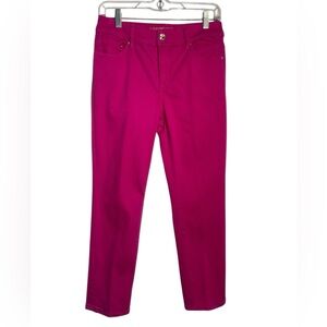 Chicos pants size 2 (Chicos size 00) pink So Slimming Girlfriend Cropped Pants 🩷